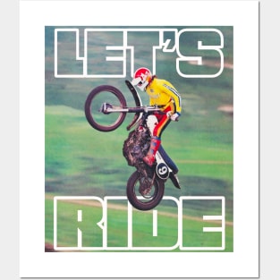 Vintage Motocross Le's Ride Posters and Art